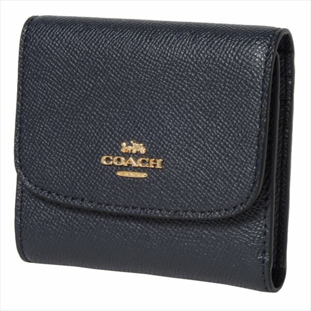 Small Trifold Authentic Coach Leather Wallet